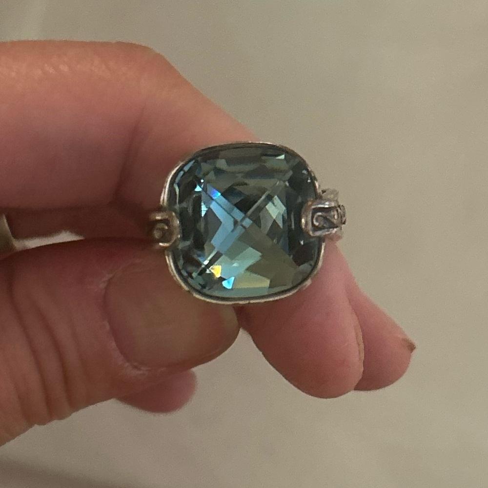 Brighton Blue Silver Gemstone Ring
